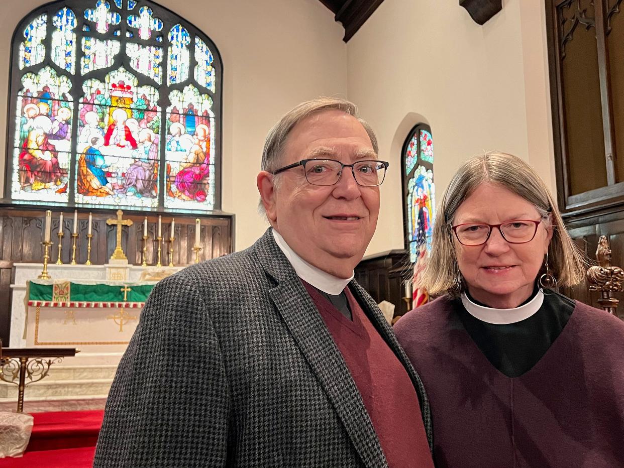 Rev. Joe Ashby and his wife the Rev. Kay Ashby are both retiring from their respective churches this month ― Joe from Grace Episcopal Church in Mansfield and Kay from St. Matthews Episcopal Church.