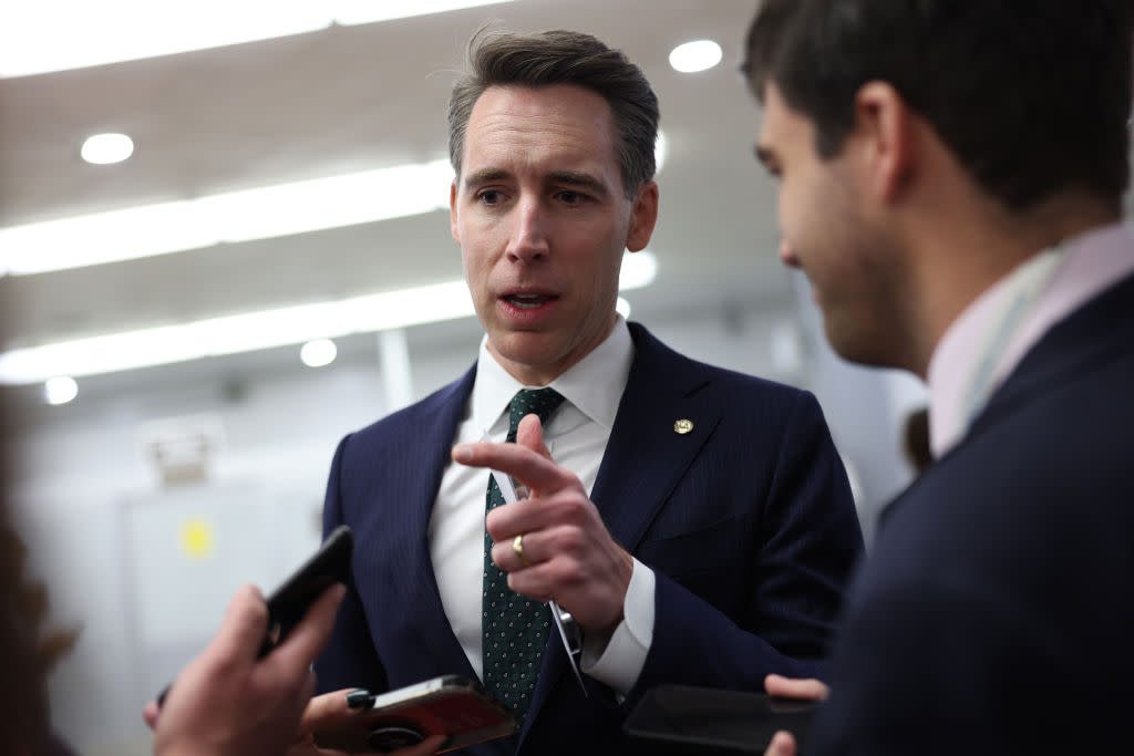 Senators Meet For Their Weekly Policy Luncheons On Capitol Hill