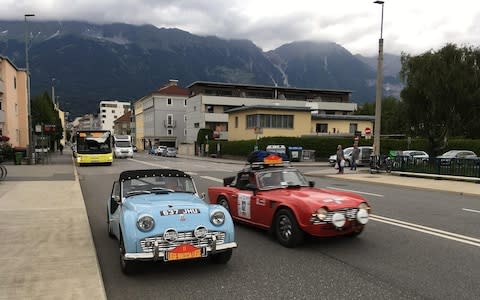 1960 Triumph TR3a - ownered by Andrew English - 2019 Liège-Brescia-Liège road rally