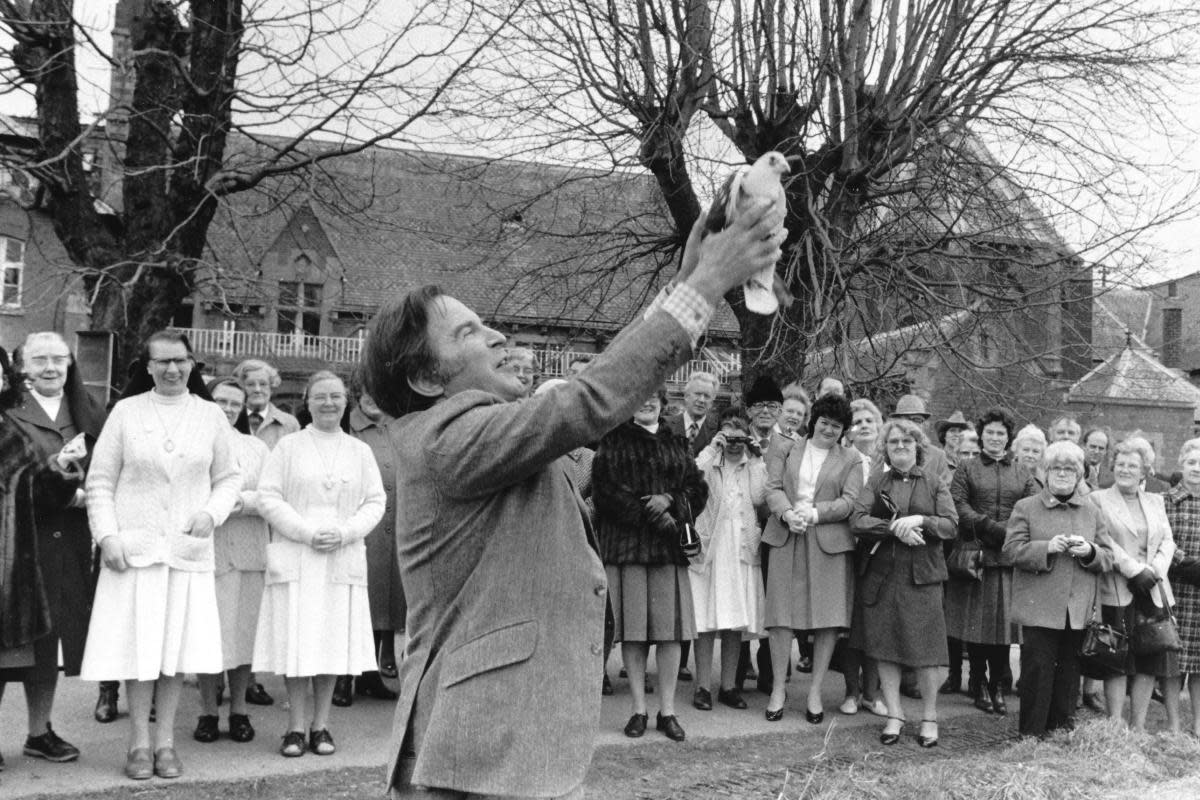 Dr Richard Miller at the opening of St Michael's Hospice in 1984 <i>(Image: St Michael's Hospice)</i>