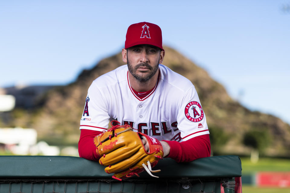 Matt Harvey with the Angels.