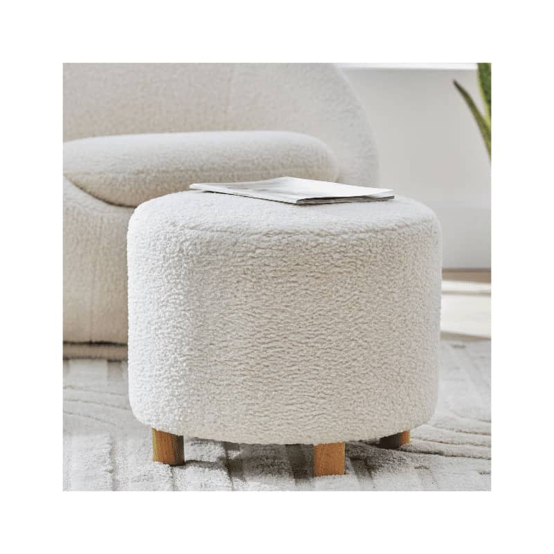 Better Homes & Gardens Mira Round Ottoman