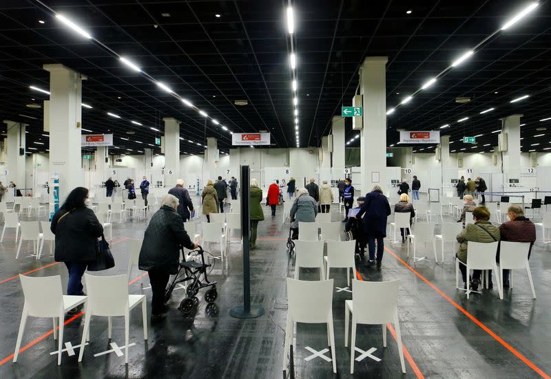 Vaccination centre in Cologne