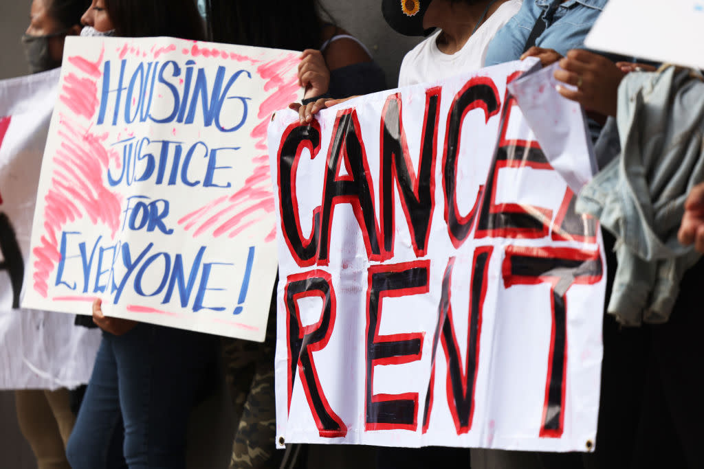 Housing Activists Hold Protest Against Forceful Evictions By Law Enforcement