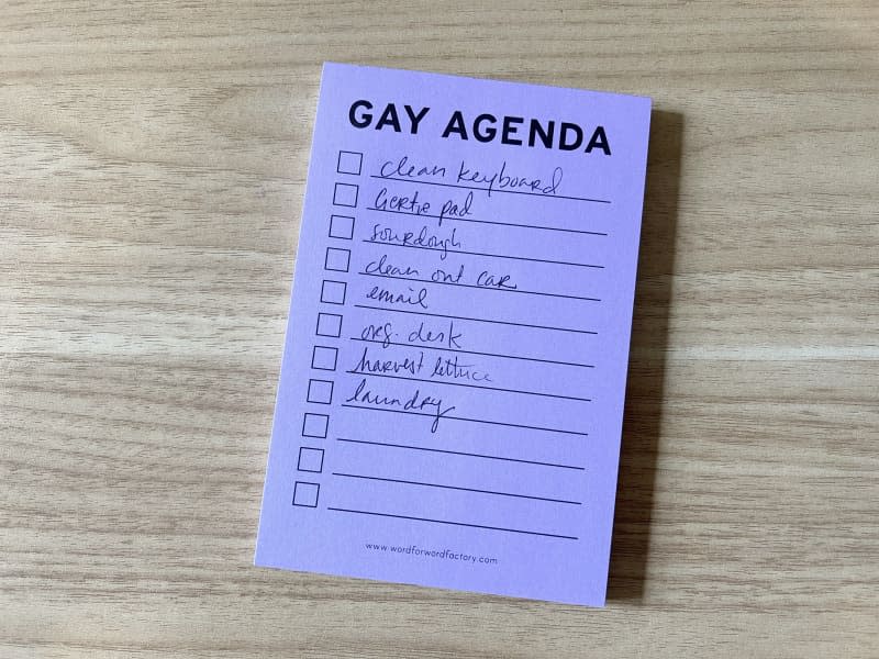 To do list.