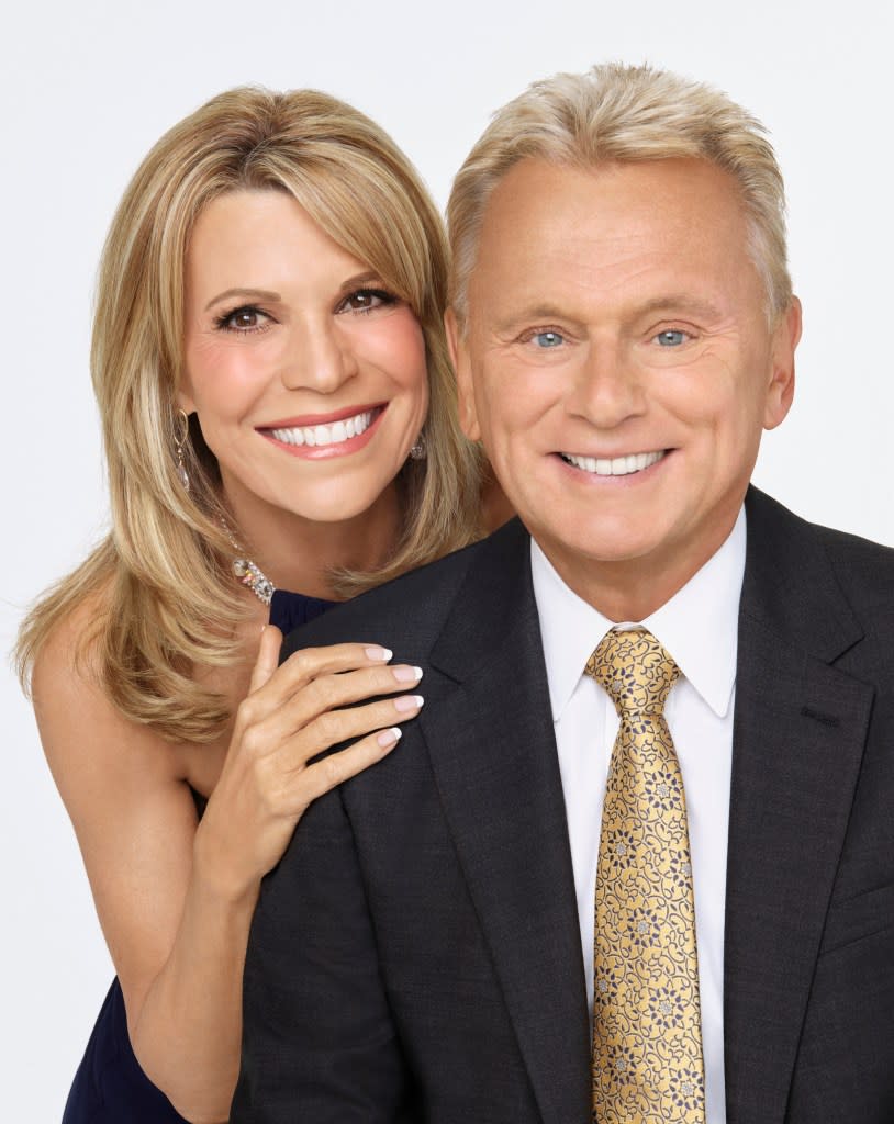 Pat Sajak and “Wheel of Fortune” letter-turner Vanna White have worked together for four decades. CTD