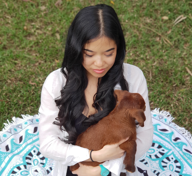 Ber Tan has launched a baby goat meditation class on the Gold Coast. No, we’re definitely not kidding. Source: Supplied/BerTan