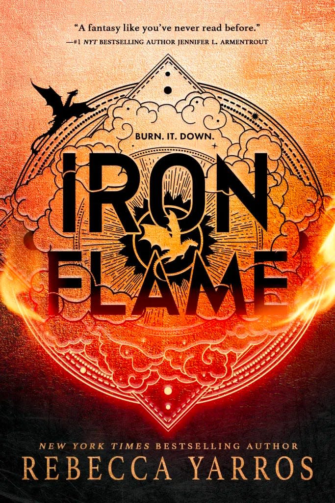 "Iron Flame" by Rebecca Yarros.