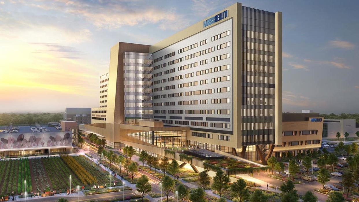 <div>Newest Hospital Rendering (Courtesy Harris Health and HKS Architects, Inc.)</div>