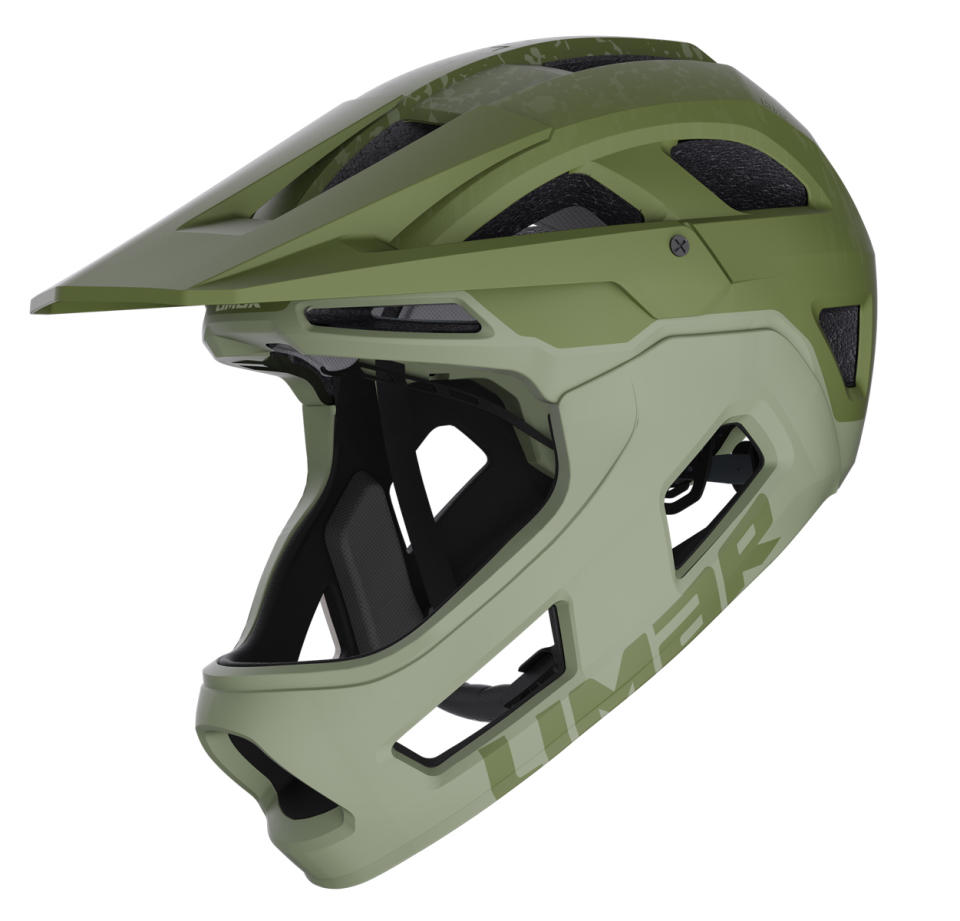 Limar Livigno full-face helmet, green, angle