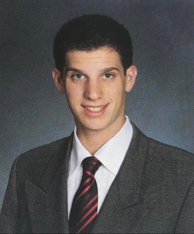 A portrait of Evan Gershkovich during his senior year at Princeton High School.