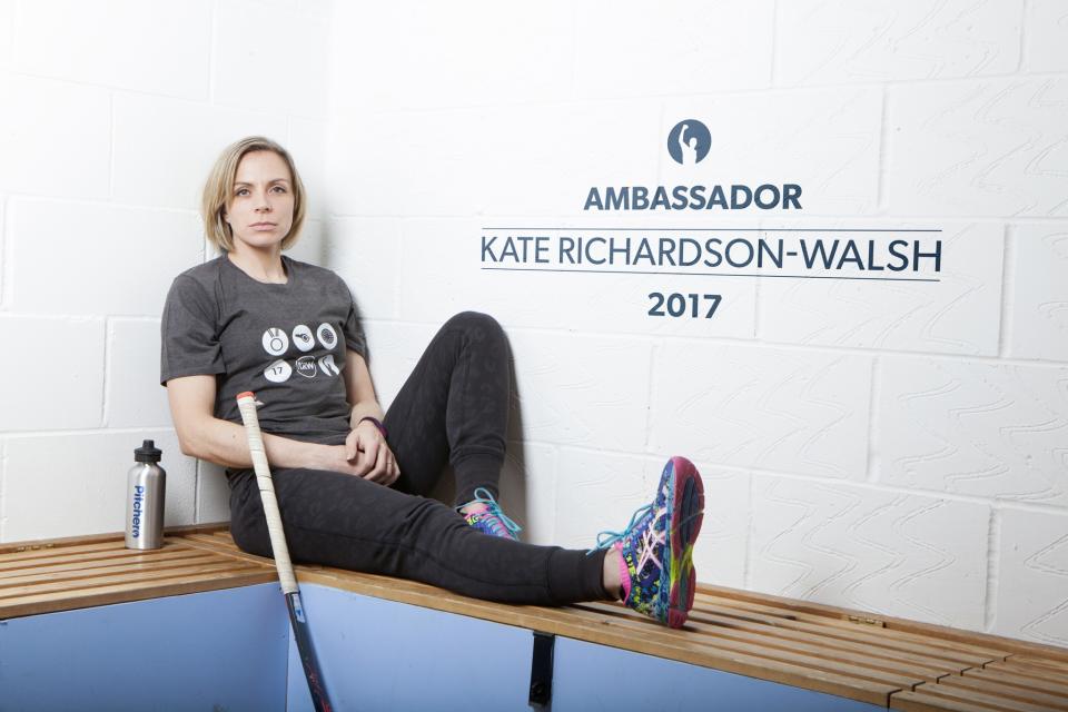 Kate Richardson-Walsh is an ambassador for Pitchero which produces websites for amateur sports clubs 