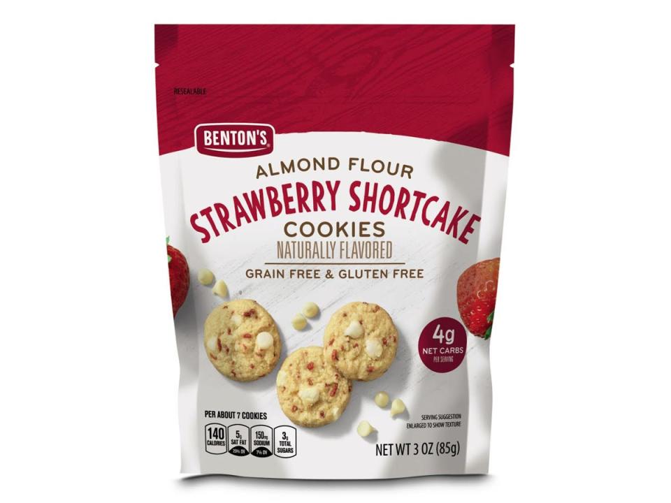 Benton's almond-flour strawberry shortcake cookies