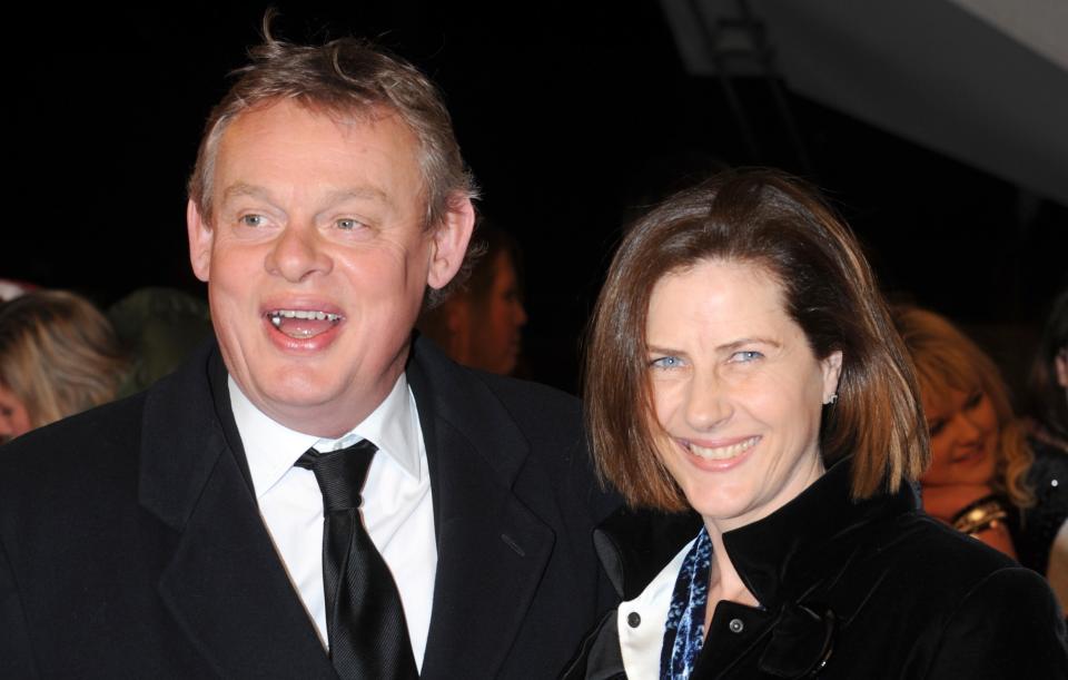 Martin Clunes' wife Phillipa displayed symptoms of coronavirus. (PA)