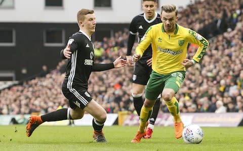 James Maddison (right) in action for Norwich - Credit: getty images