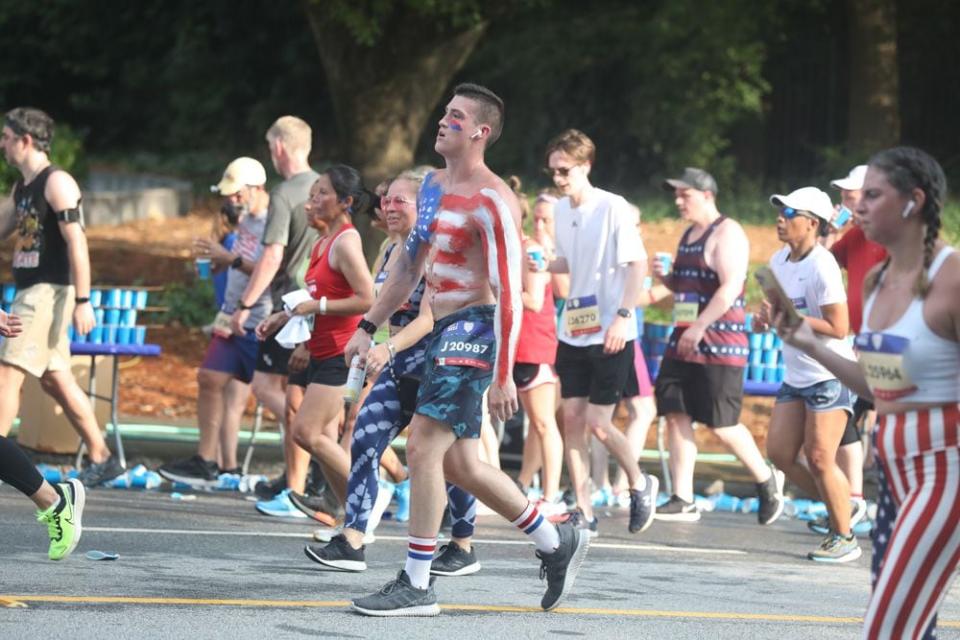 Here are some more photos from the 2022 Peachtree Road Race.