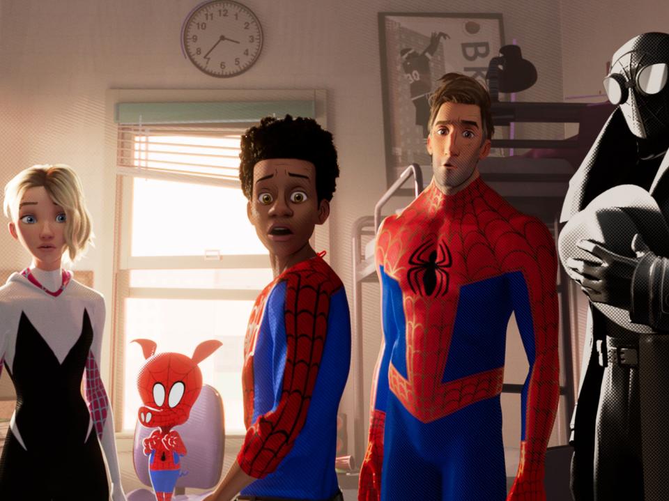 <p>2018’s Into the Spider-Verse saw various iterations of the character interact in one crossover animation</p>Sony