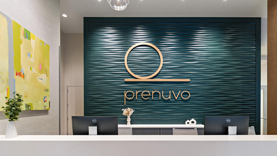 The lobby of Prenuvo's N.Y.C. clinic.