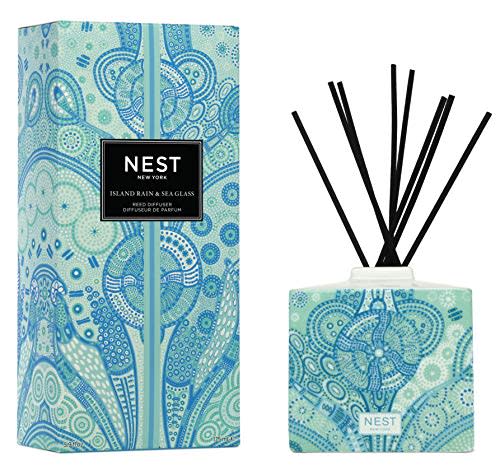 NEST Fragrances Island Rain & Sea Glass Summer Collection Reed Diffuser (Amazon / Amazon)