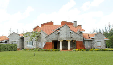 FILE PHOTO - A view shows the home of Kenya's Deputy President William Ruto in Sugoi village near Eldoret, Kenya, in this photo taken August 4, 2010. Picture taken August 4, 2010. REUTERS/Thomas Mukoya