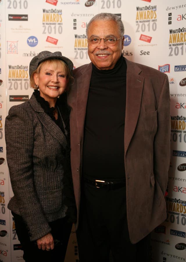 James Earl Jones and his wife Cecilia Hart