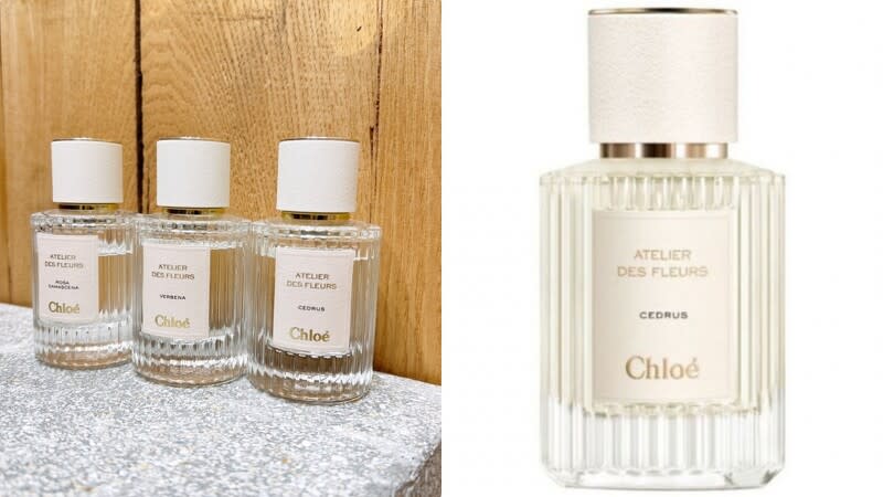 屬於Chloe頂級香水的Atelier des Fleurs 仙境花園香水系列，當中最受歡迎的香味就是北國雪松。