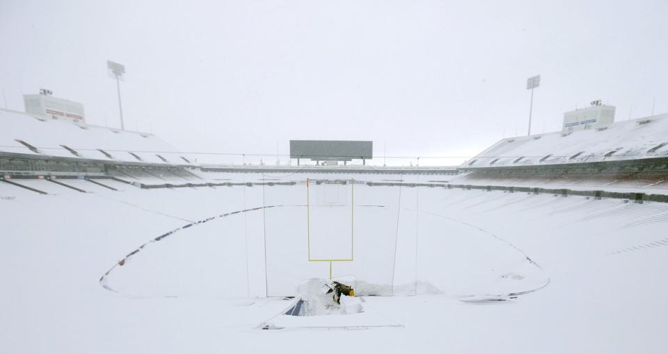 The Buffalo Bills Stadium Is Buried In 6 Feet Of Snow — And It Might Be