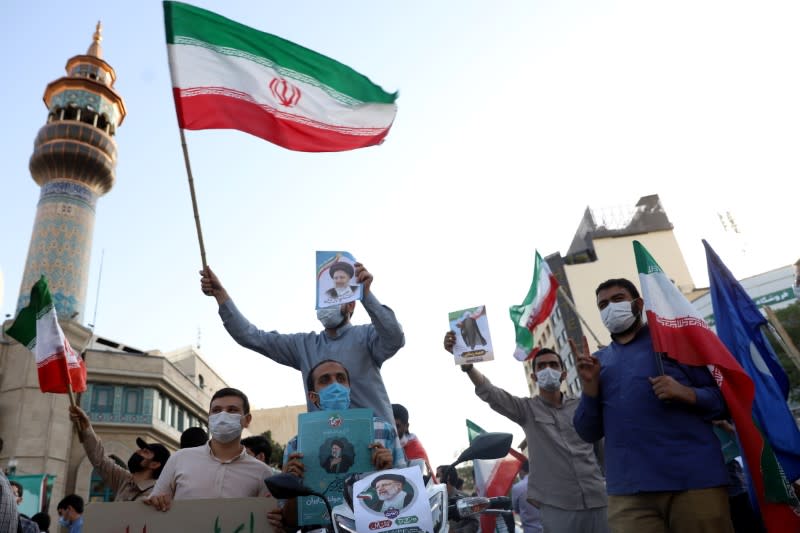 Election rally in Tehran