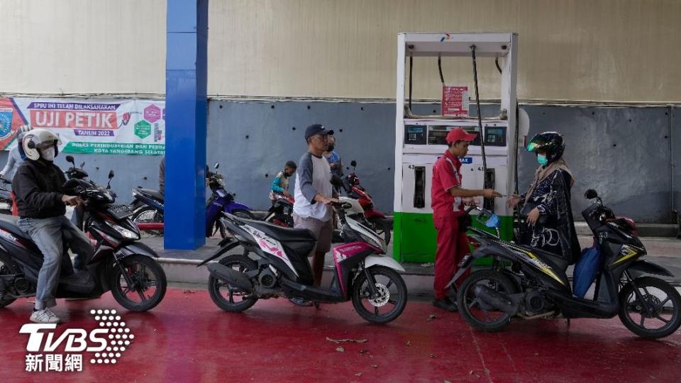 摩托車是印尼當地最重要的交通工具。（圖/達志影像美聯社）