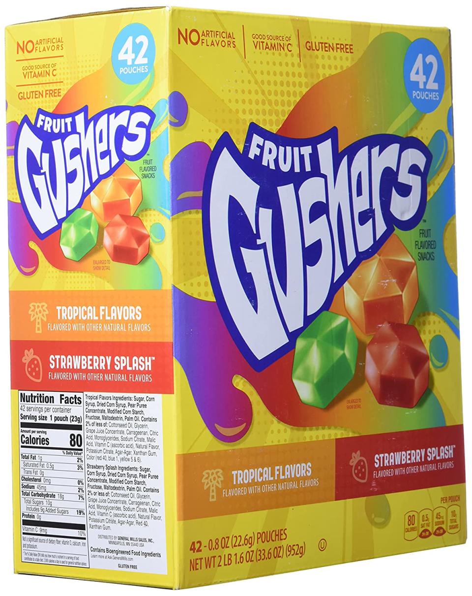 Gushers fruit snacks 