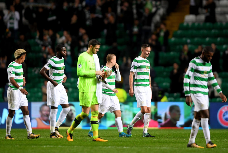 UEFA Champions League Group B match between Celtic and Paris Saint Germain at Celtic Park