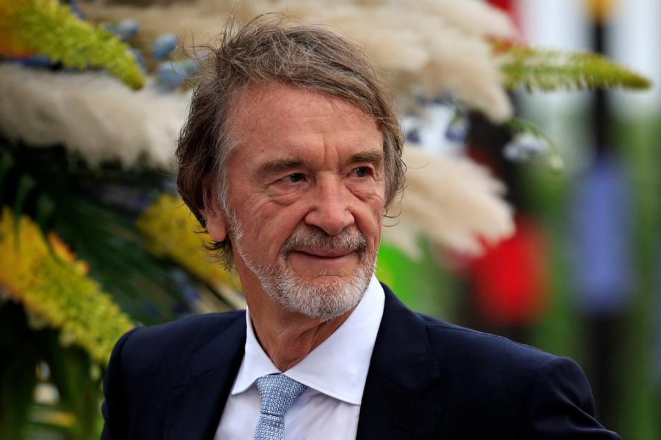 Sir Jim Ratcliffe is in line to purchase 25 per cent of the Premier League club  (AFP/Getty)