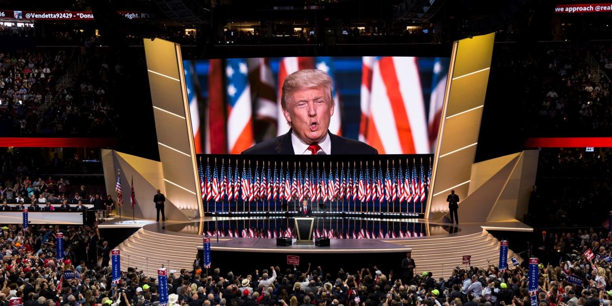 Donald Trump accepts nomination at 2016 RNC