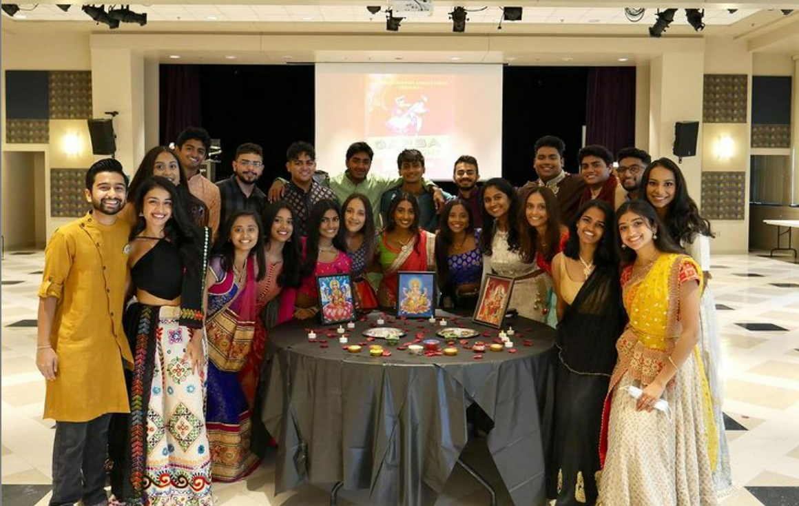 Members of the Indian Student Association at IU pose for a picture. The number of Indian students at Indiana University increased this academic year, overtaking China as the most represented country at the school.