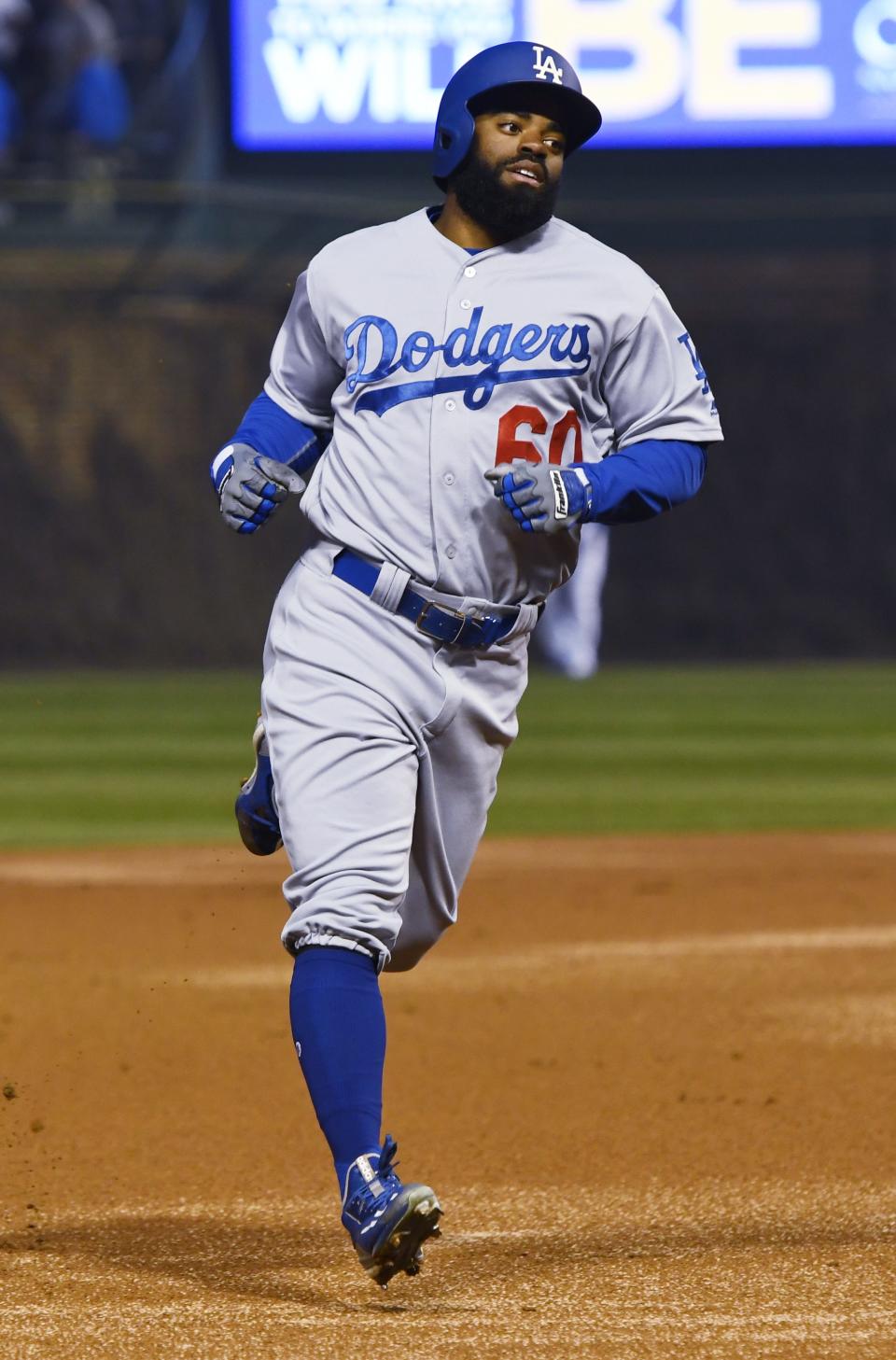 Andrew Toles played in parts of three seasons (2016-18) with the Dodgers.