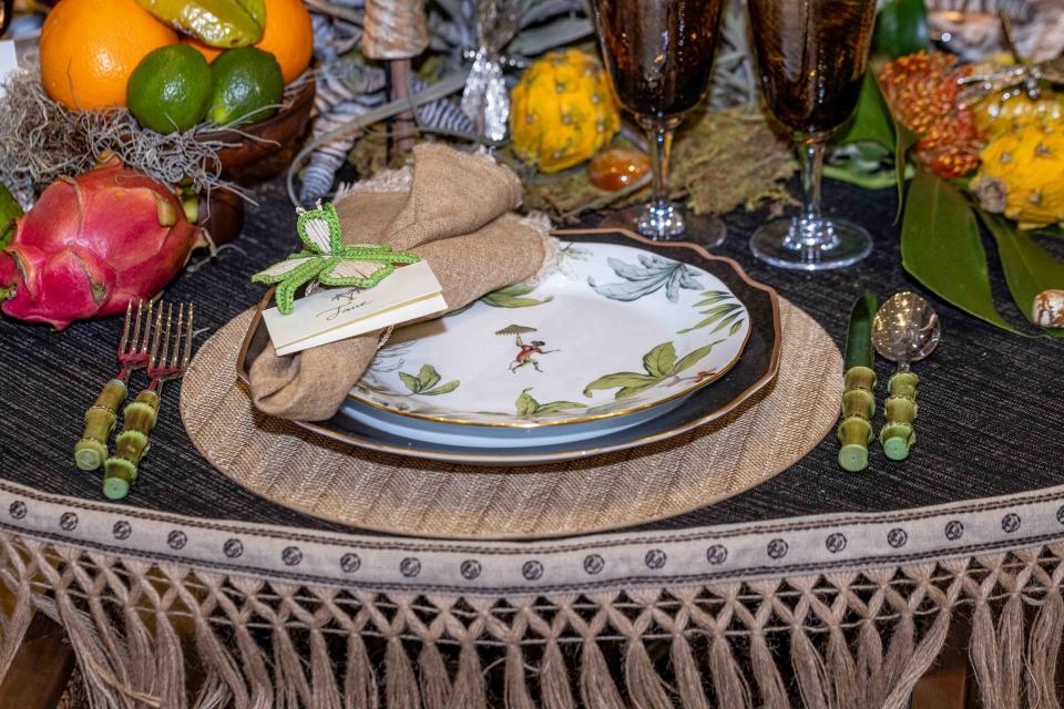 Tabletop by Lisa Kaye Design and Graph Design. Holiday House second annual Palm Beach tabletop event at the Colony Hotel, Monday February 26, 2024.