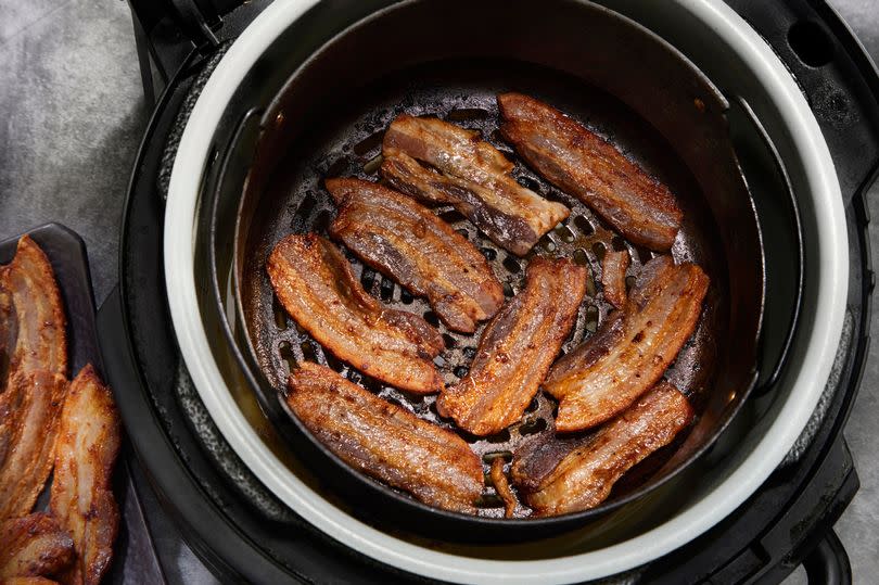 Bacon in an air fryer