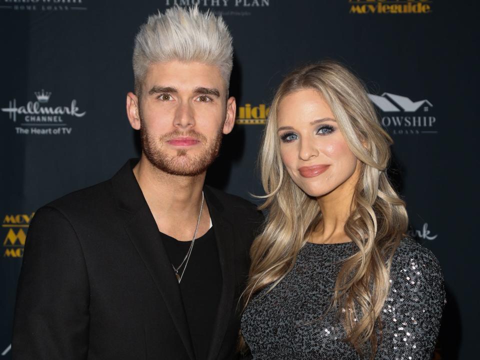 Colton Dixon (left) and his wife Annie Coggeshall.