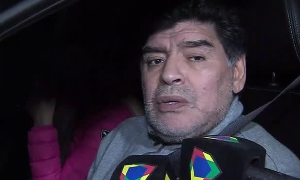 Diego Maradona criticó a la AFA, Javier Zanetti y Fernando Burlando, el abogado de su exesposa Claudia Villafañe. Foto: Captura de pantalla YouTube