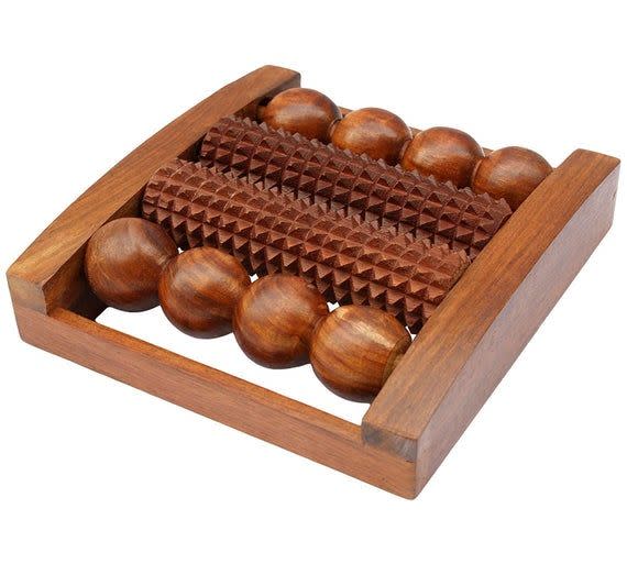 Wooden Foot Massager Roller