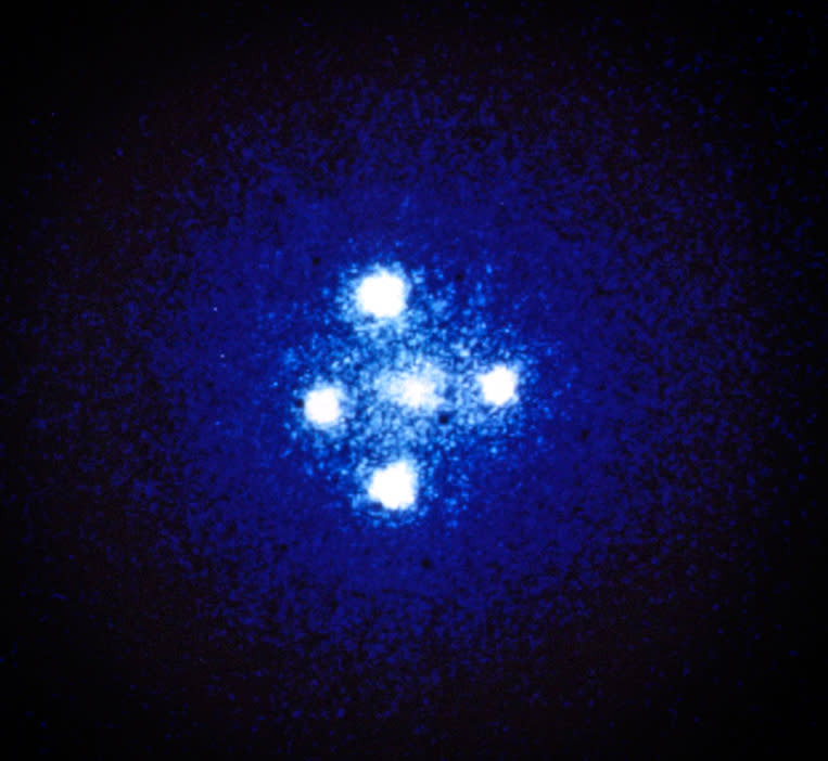 Image: The Einstein cross (NASA / ESA)