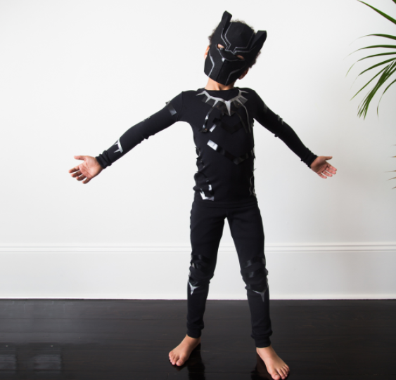 No-Sew Black Panther Costume