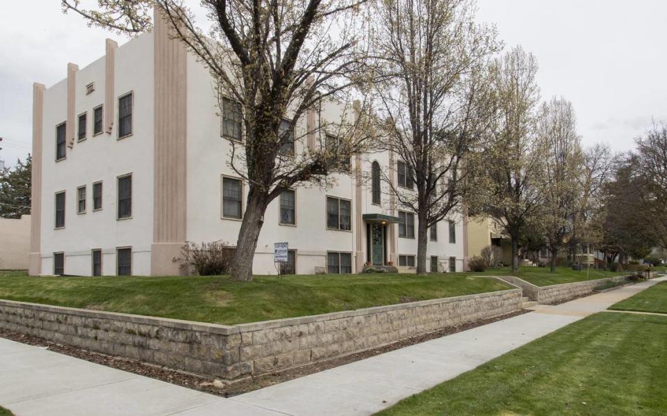 The owners of the Travis Apartments, built in 1937, have demolished it. Historic preservationists say the Art Deco style of the building was rare for Idaho, particularly in residential housing.