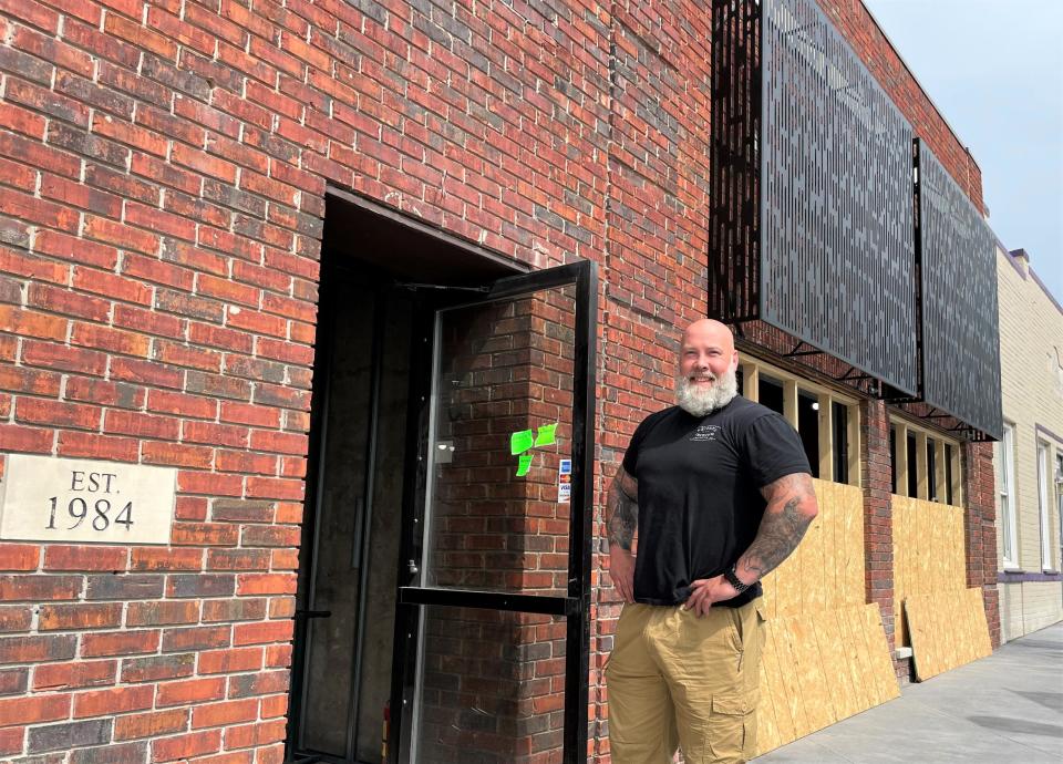 Ryan Kavanagh, co-owner of Heights Brewing in Farmington. Heights Brewing is moving into the old Page's restaurant.