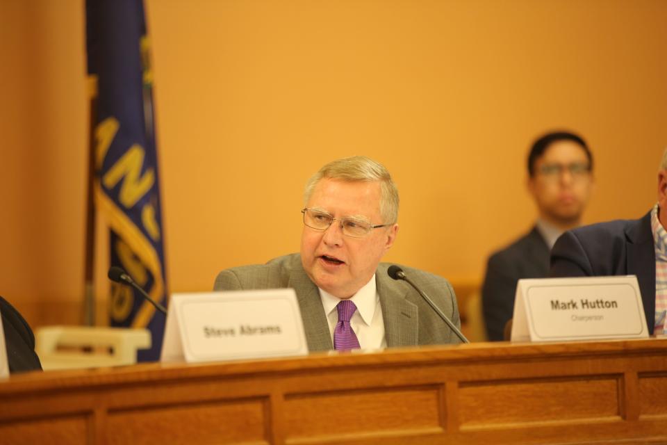 Former Rep. Mark Hutton, R-Wichita, chairs the Legislative Compensation Commission tasked with increasing pay for lawmakers, but not so high as to entice career politicians.