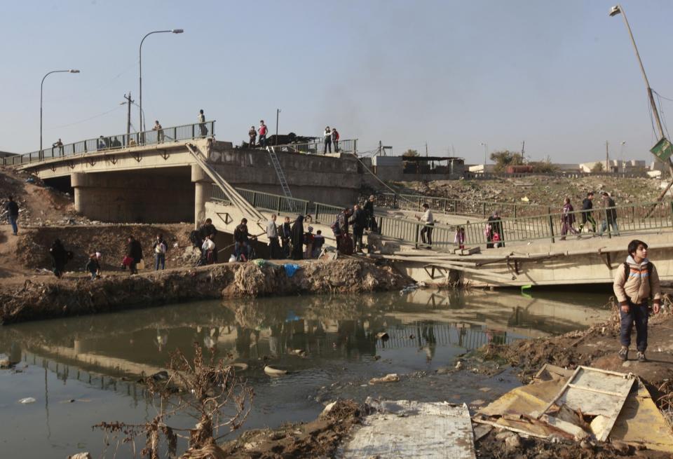 Mosul Iraq ISIS bridge