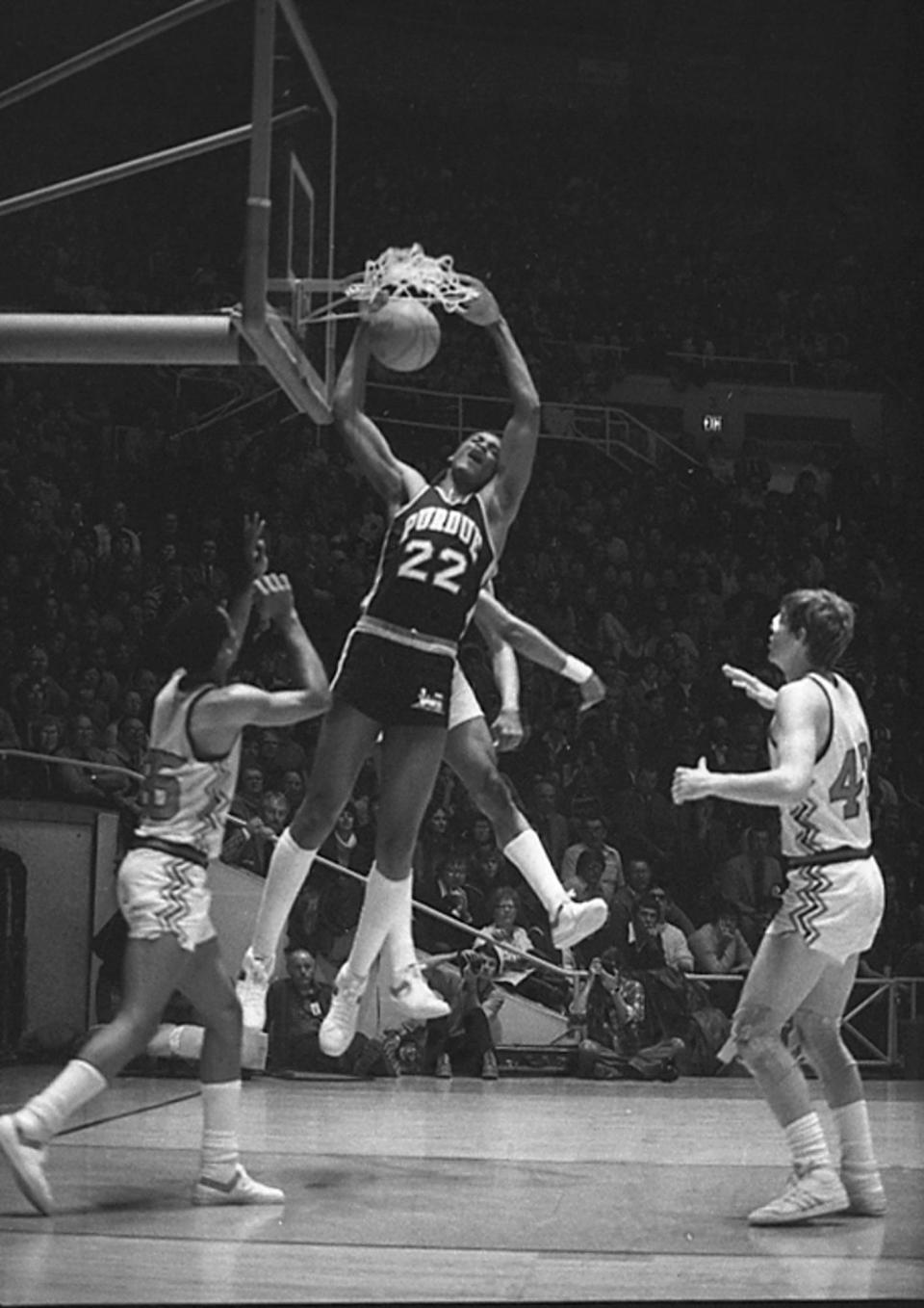 Purdue has officially made just two Final Fours in school history: one in 1969 and another in 1980 when Joe Barry Carroll (seen here) led the team.