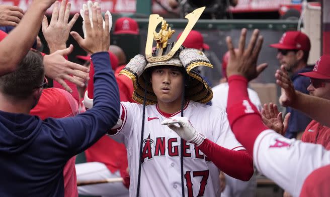 大谷翔平今年再度展現驚人的長打火力。（美聯社資料照）