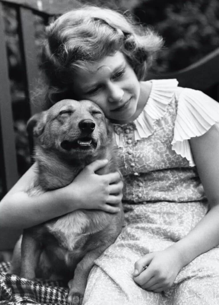 La princesa Isabel en una foto tomada en el año de la abdicación, 1936