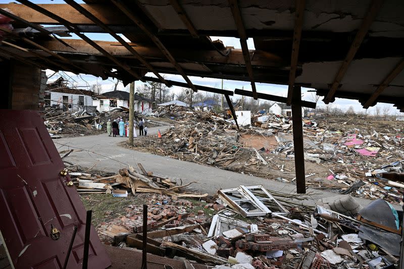 FILE PHOTO: Devastating tornadoes rip through several U.S. states